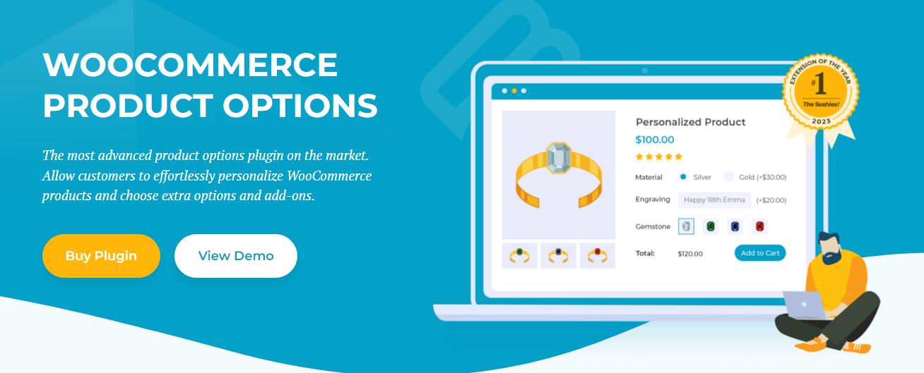 Options du produit WooCommerce