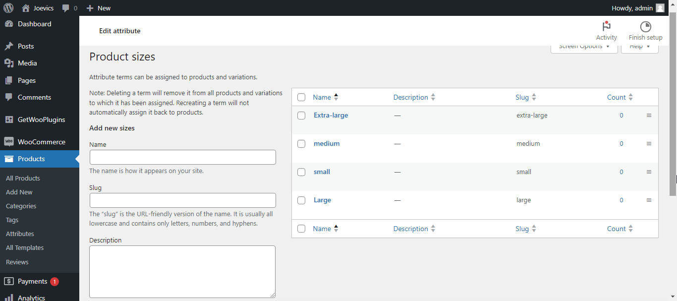 รูปแบบต่างๆ ของ WooCommerce