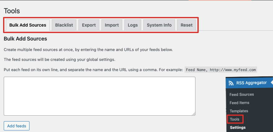 Outils d'agrégation RSS