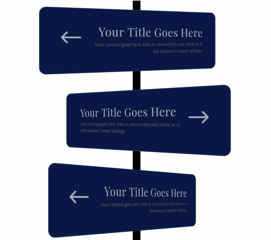 poteau de signalisation divi 3D