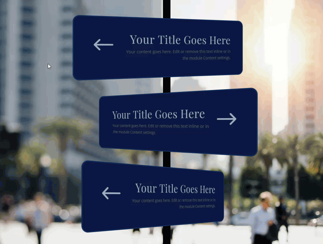 poteau de signalisation divi 3D