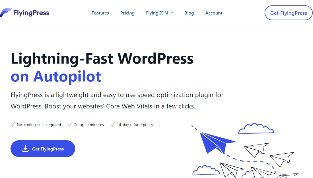 FlyingPress - WordPress 속도 최적화 플러그인