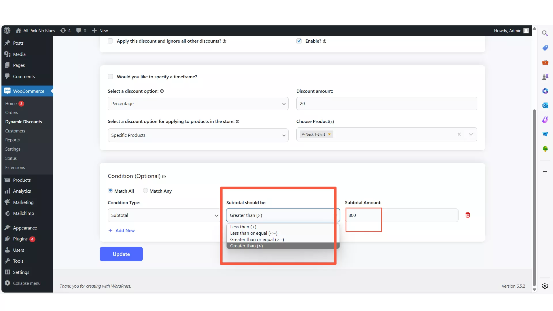 Как создать условные скидки WooCommerce — полное руководство — 2024 9