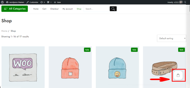 วิธีเพิ่มรถเข็นลอยน้ำบนเว็บไซต์ WooCommerce ของคุณ (คู่มือเริ่มต้น) 2024 4 New Project 47