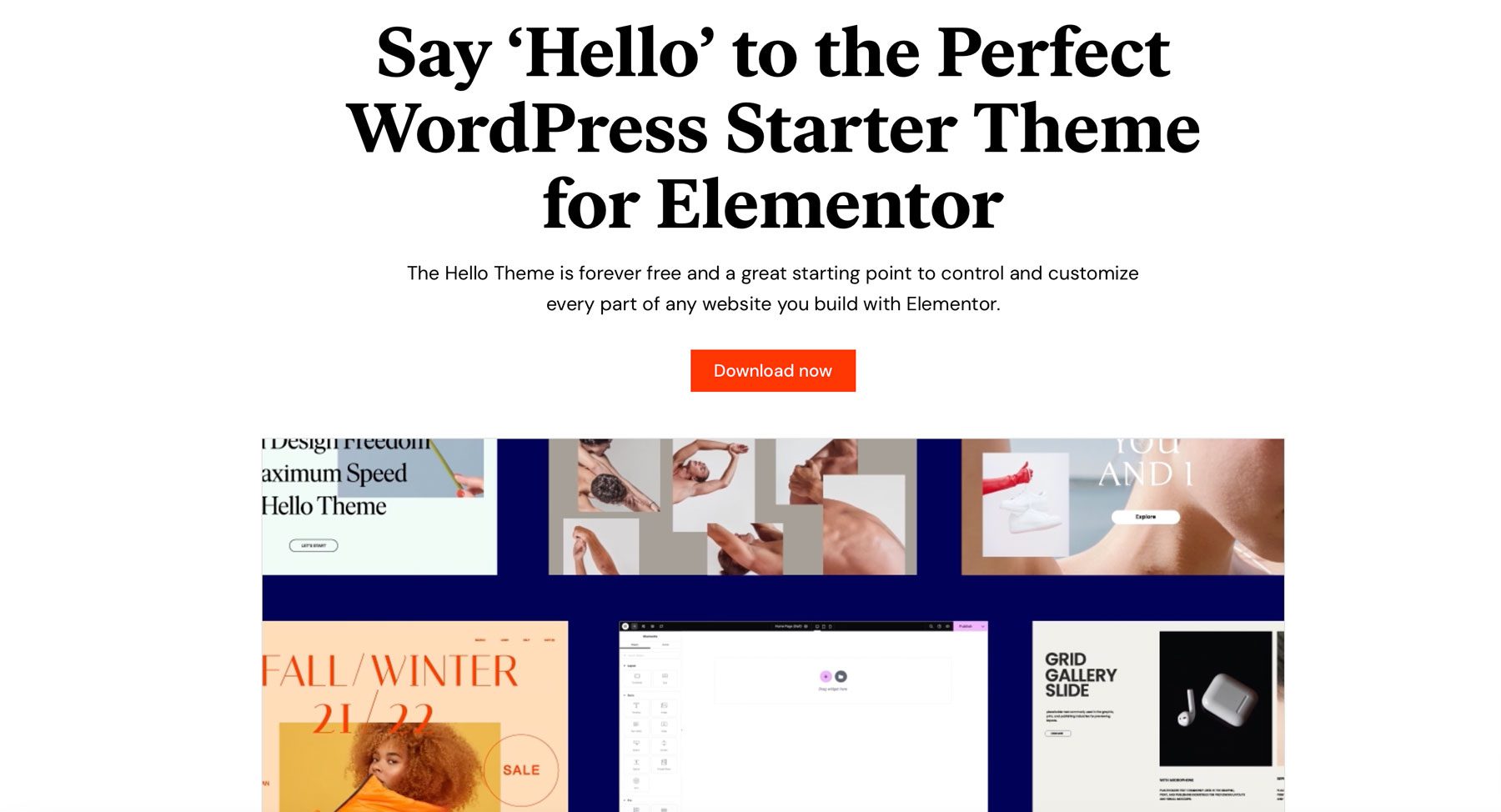 สวัสดี Elementor ธีม WordPress ที่ดีที่สุดสำหรับผู้เริ่มต้น