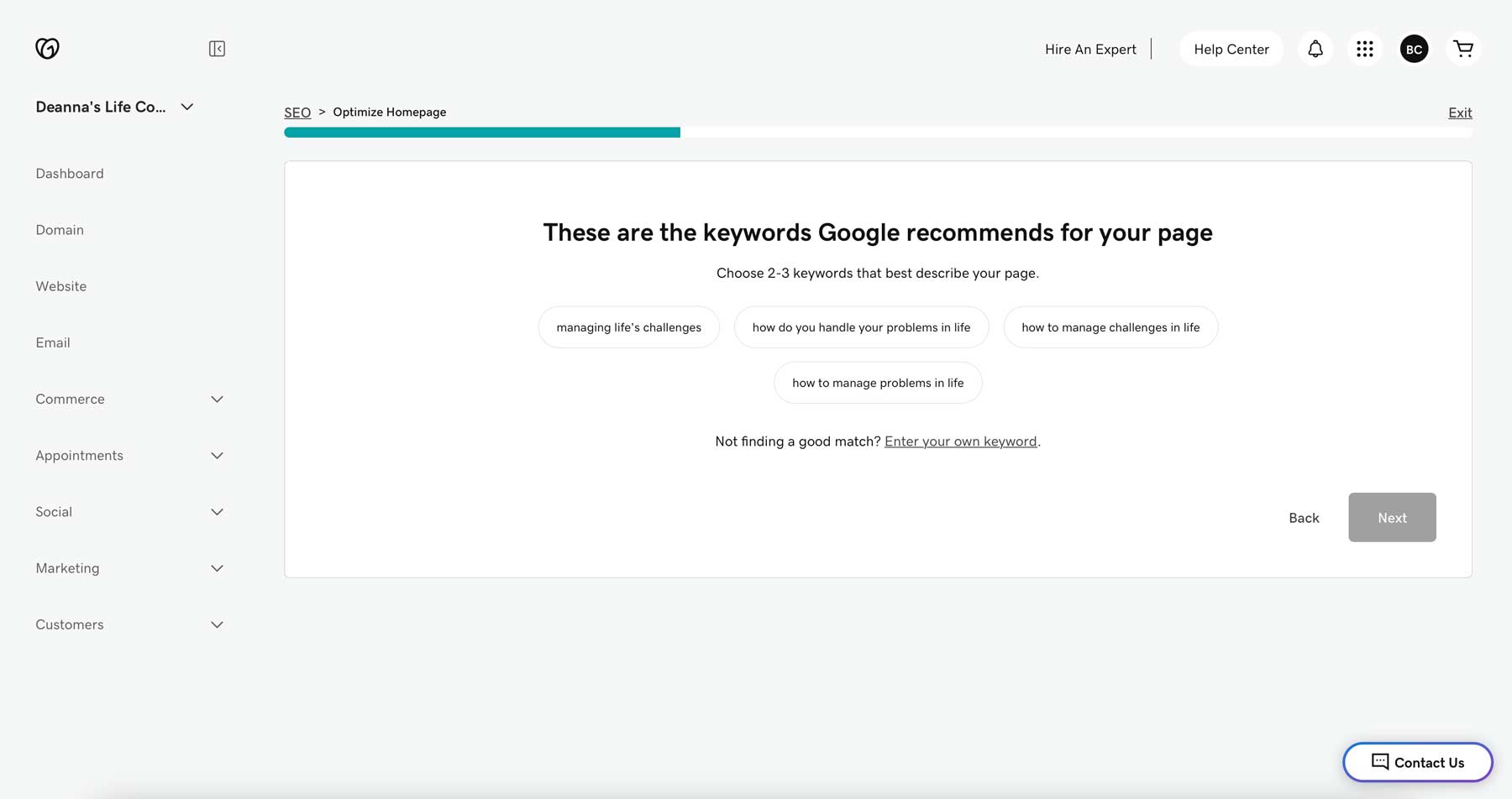 Penyihir SEO GoDaddy