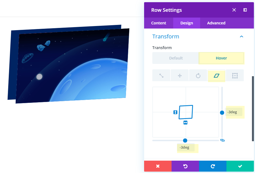 effets de survol abstraits