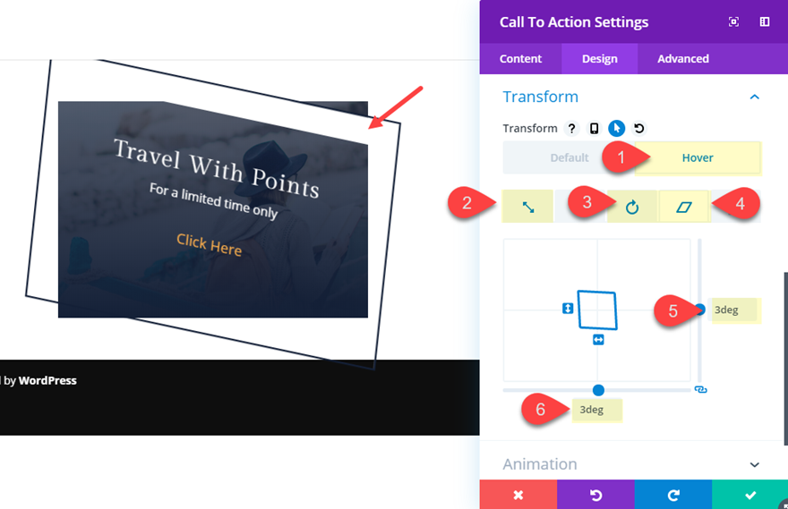 effets de survol abstraits