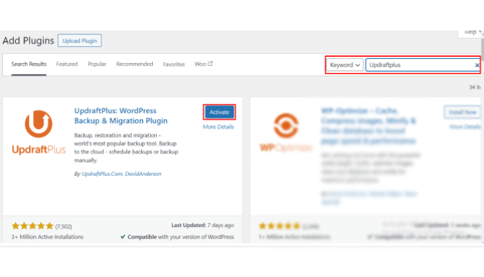 WordPress Web Sitesini Eklentili veya Eklentisiz Yedekleme (Başlangıç Kılavuzu) 3 New Project 49