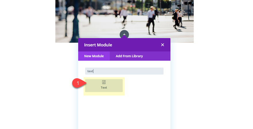 文本和圖像的divi反射