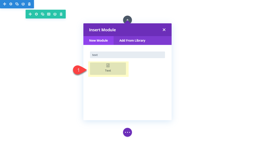 文本和圖像的divi反射
