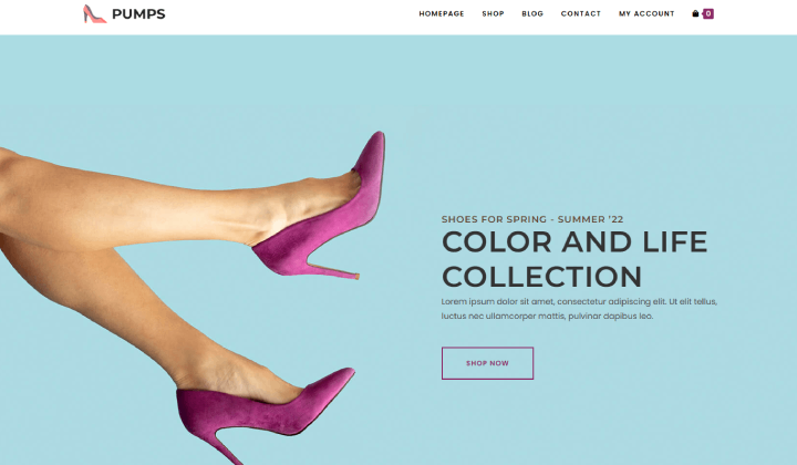 13 meilleurs thèmes WordPress pour magasins de baskets et de chaussures pour WordPress 6 New Project 60