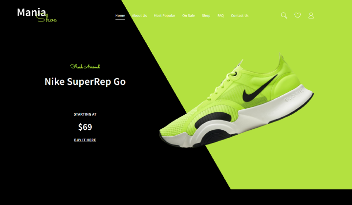 13 meilleurs thèmes WordPress pour magasins de baskets et de chaussures pour WordPress 1 New Project 56