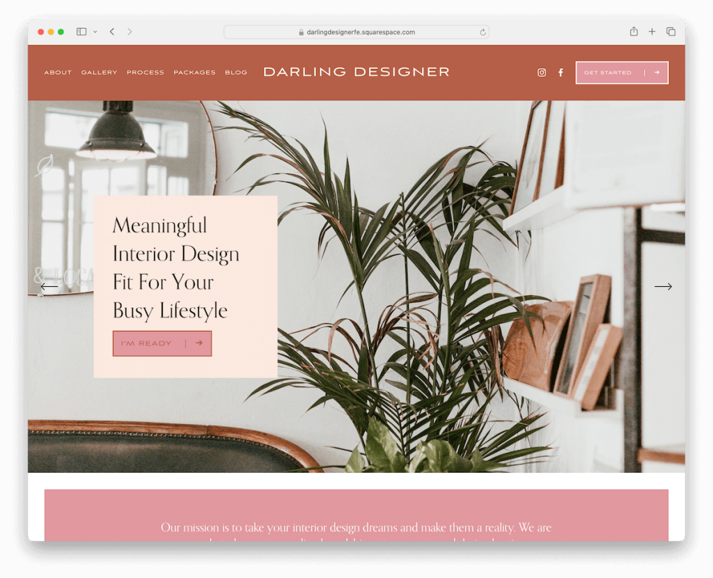 사랑하는 디자이너 squarespace 라이프스타일 템플릿