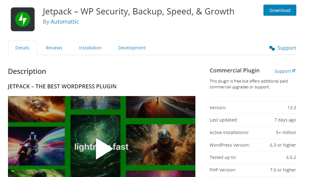 Vous souhaiterez donner la priorité aux plugins qui ont été mis à jour au cours des six derniers mois, prennent en charge PHP version 7.0 ou supérieure et ont été testés avec la dernière version de WordPress.