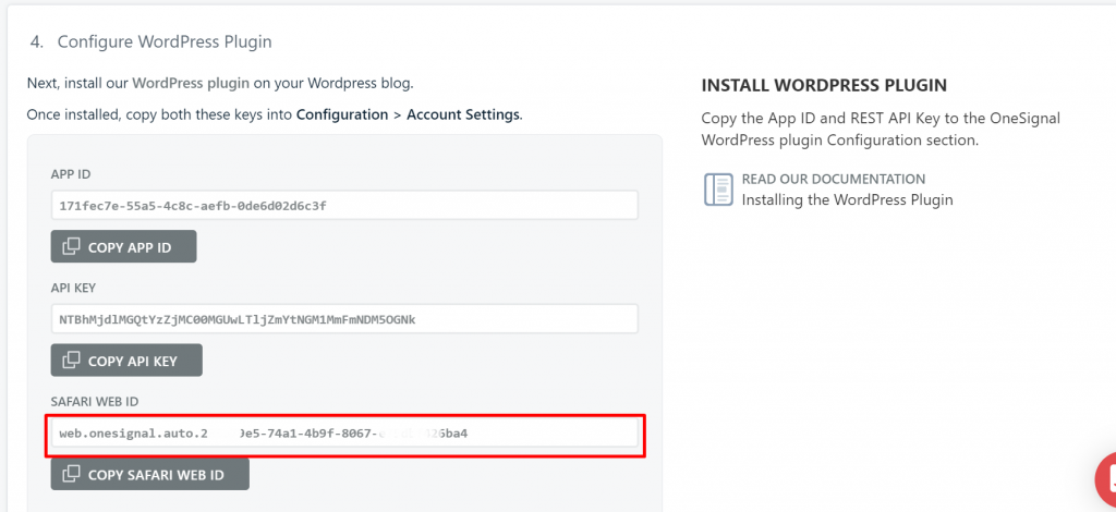 Web Sitenize WordPress Anlık Bildirimleri Nasıl Eklenir? 14 Apple Safari Web ID