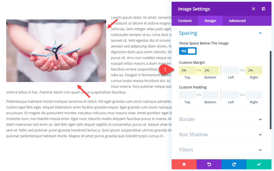 Divi 在图像周围环绕文字