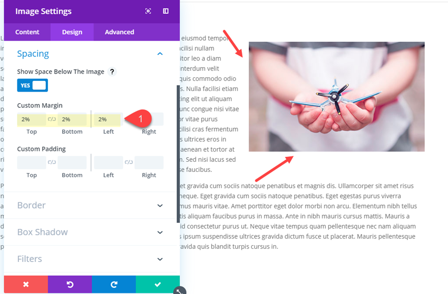 Divi 在图像周围环绕文字