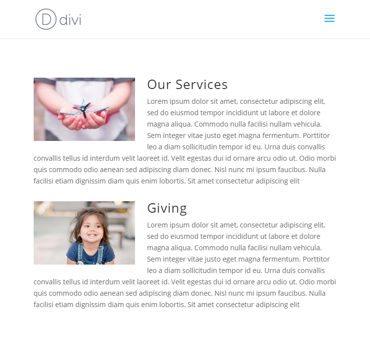 Divi 在图像周围环绕文字