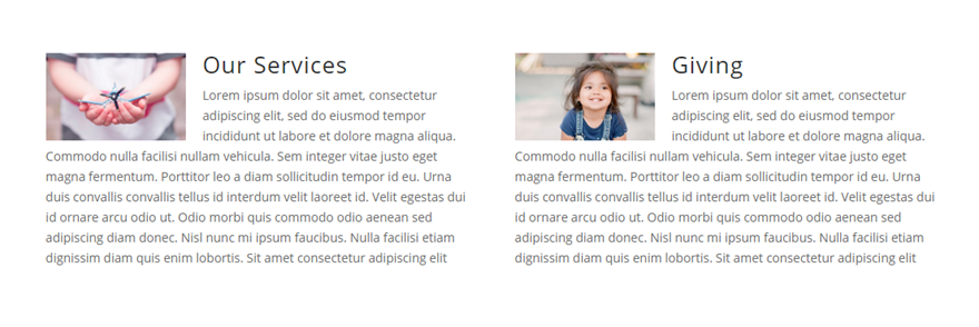 Divi 在图像周围环绕文字