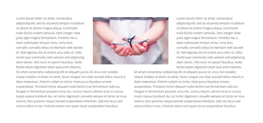 Divi 在图像周围环绕文字