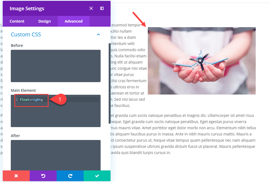 Divi 在图像周围环绕文字