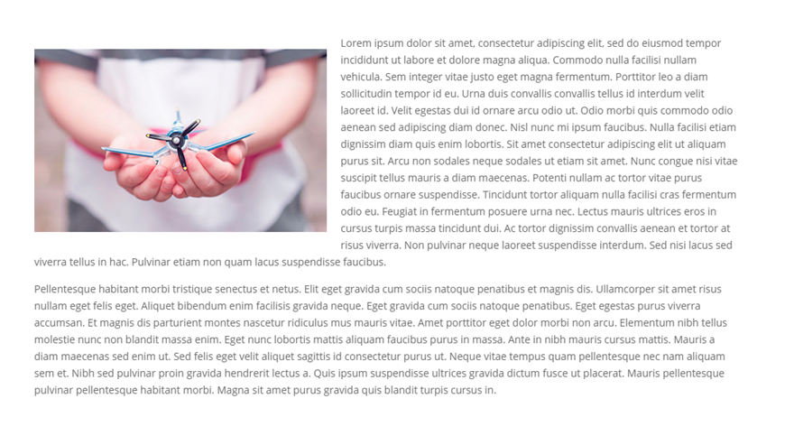 Divi 在图像周围环绕文字