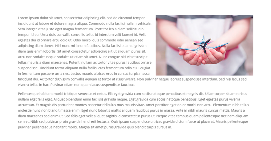 Divi 在图像周围环绕文字