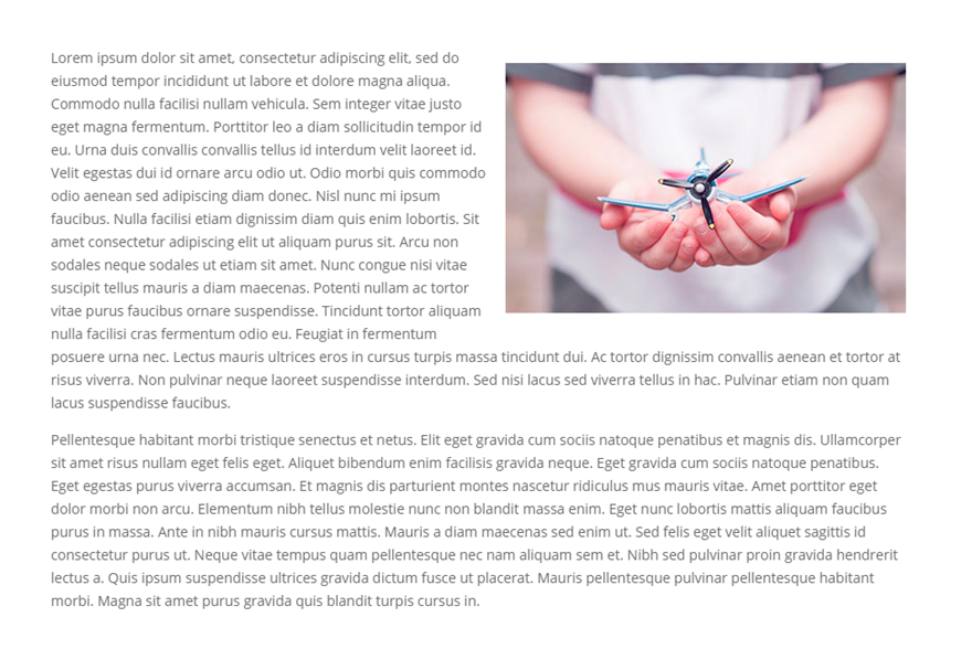 Divi 在图像周围环绕文字