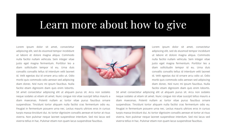 Divi 在图像周围环绕文字