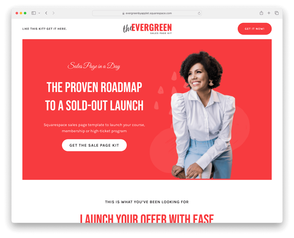 yaprak dökmeyen squarespace etki sahibi şablonu