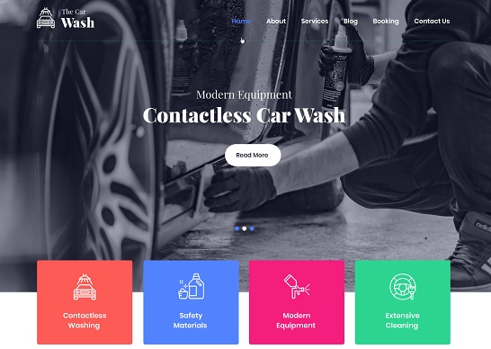 Araba Yıkama WordPress Teması