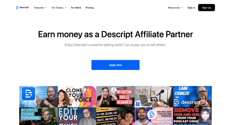 descript-affilié