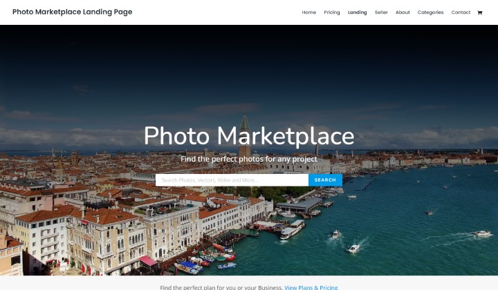 7 meilleurs thèmes WordPress comme le site Web d'Amazon 4 Divi Photo Marketplace