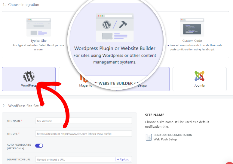 onesignal-choose-integration - IsItWP - 免费 WordPress 主题检测器 onesignal choose integration