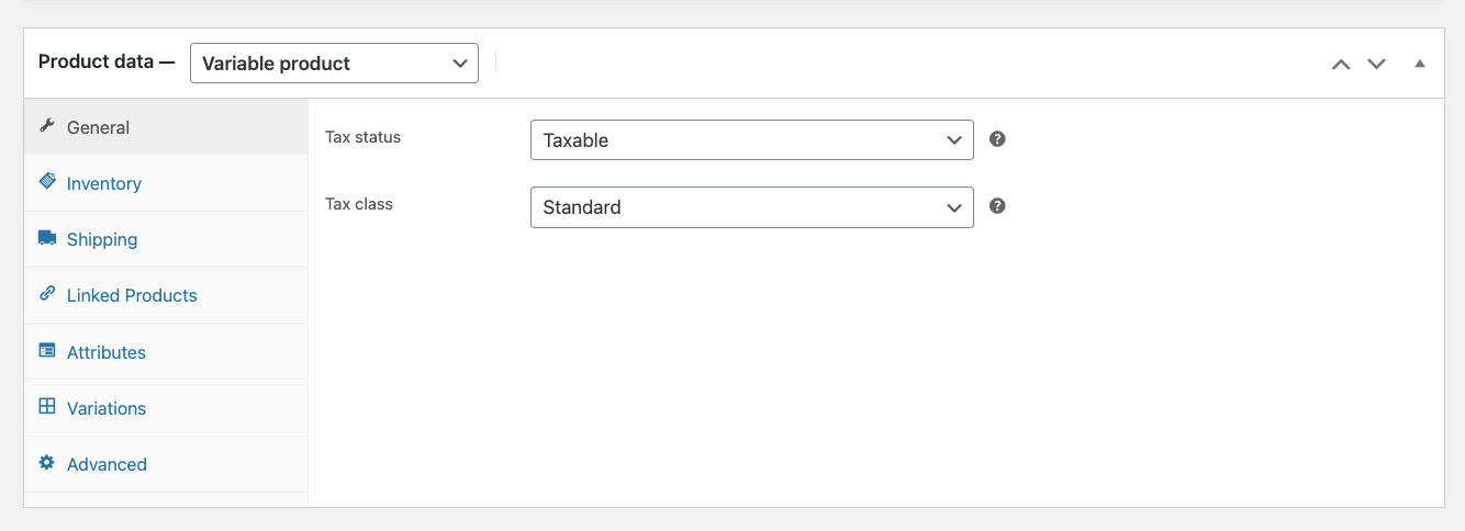 ผลิตภัณฑ์ตัวแปร WooCommerce