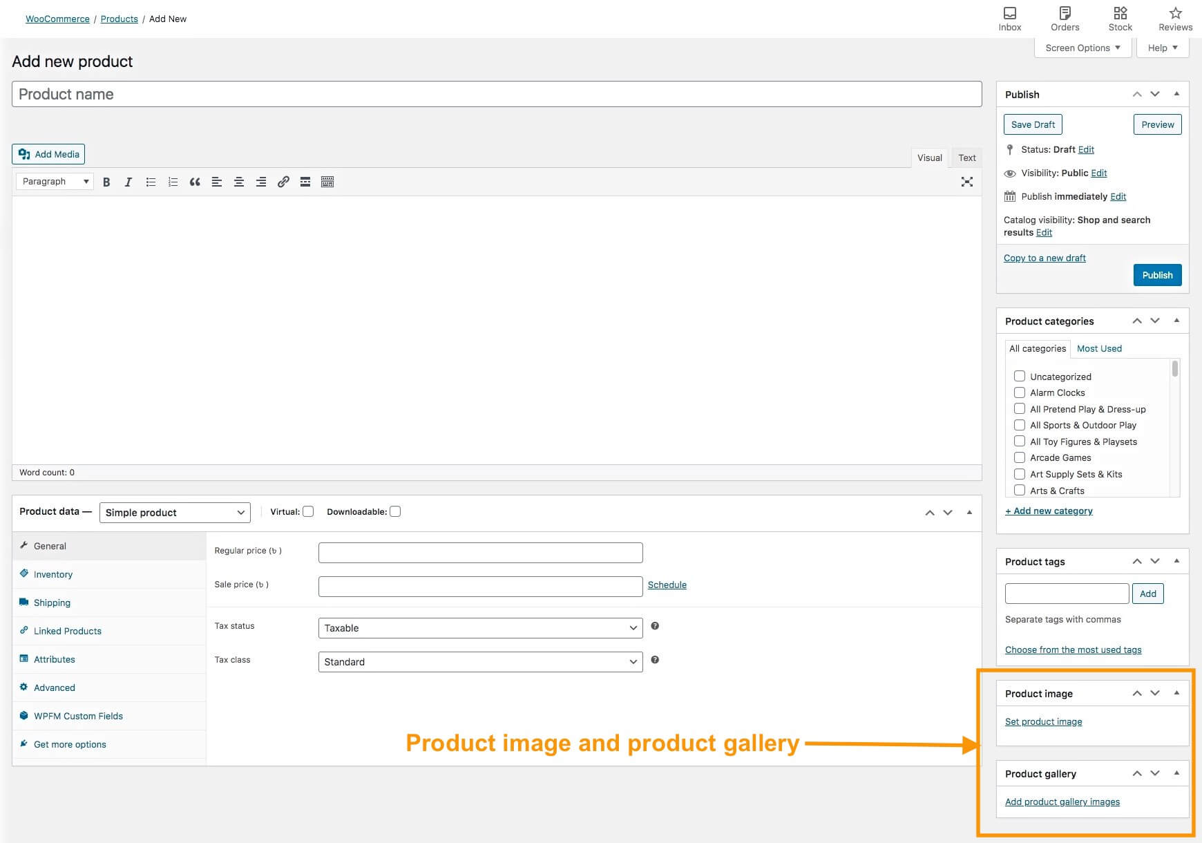 รูปภาพผลิตภัณฑ์และแกลเลอรีผลิตภัณฑ์ - ผลิตภัณฑ์ตัวแปร WooCommerce
