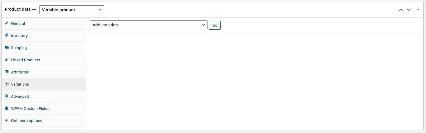 เพิ่มรูปแบบ - สำหรับผลิตภัณฑ์ตัวแปร WooCommerce