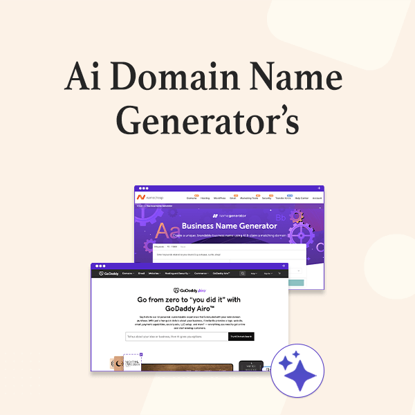 5 สุดยอดเครื่องมือสร้างชื่อโดเมน Ai และเว็บไซต์ตรวจสอบในปี 2024 1 Ai Domain Name Generator