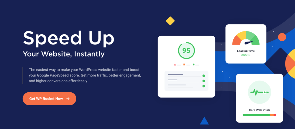 Gambar ini menunjukkan plugin WP Rocket