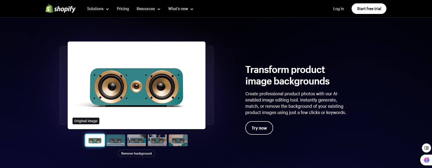 arrière-plans d'images Shopify