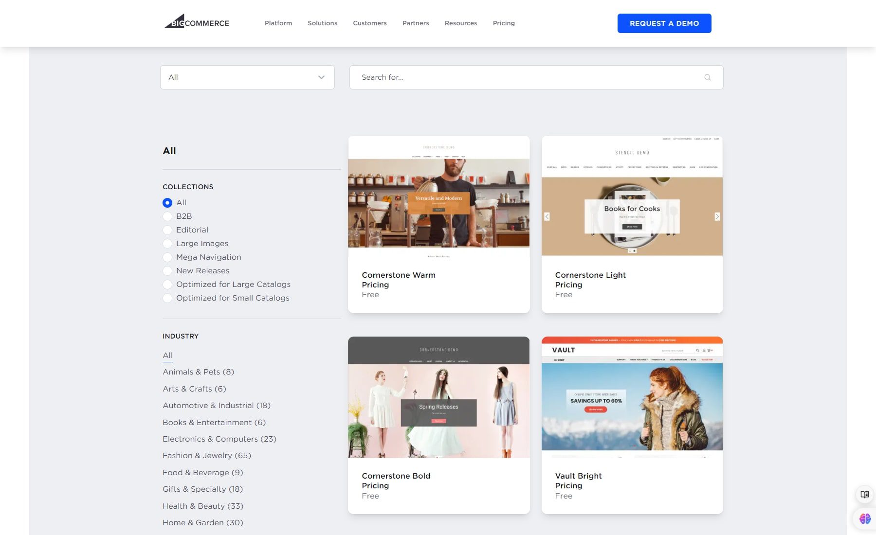 thèmes bigcommerce