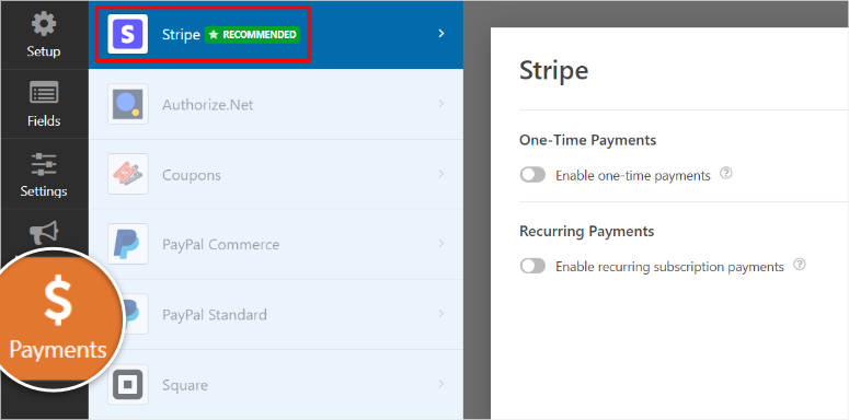 activación-de-pago-wpforms-stripe - IsItWP - Detector de temas gratuito de WordPress wpforms stripe payment activation