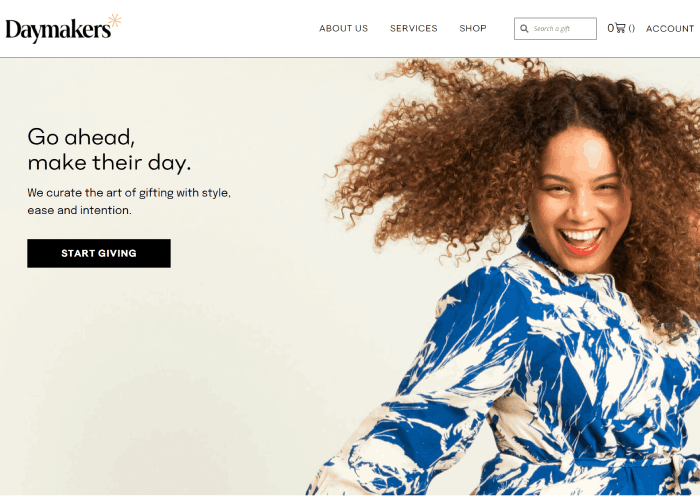 23 belos exemplos de sites criados com Elementor 23 Daymakers