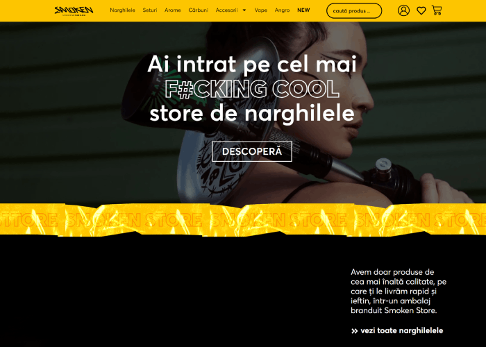 23 belos exemplos de sites criados com Elementor 24 smoken store
