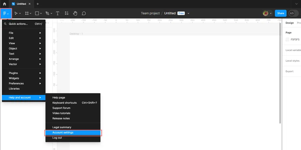 Figma を WordPress に変換するにはどうすればよいですか? 【無料&有料】4 Account Settings in Figma