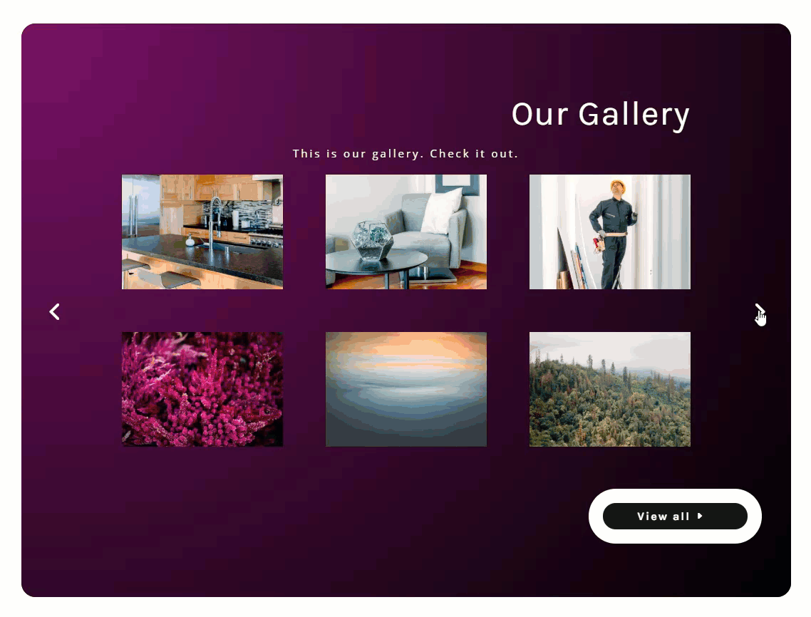 divi 照片库滑块