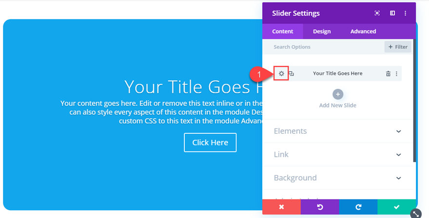 divi 照片库滑块
