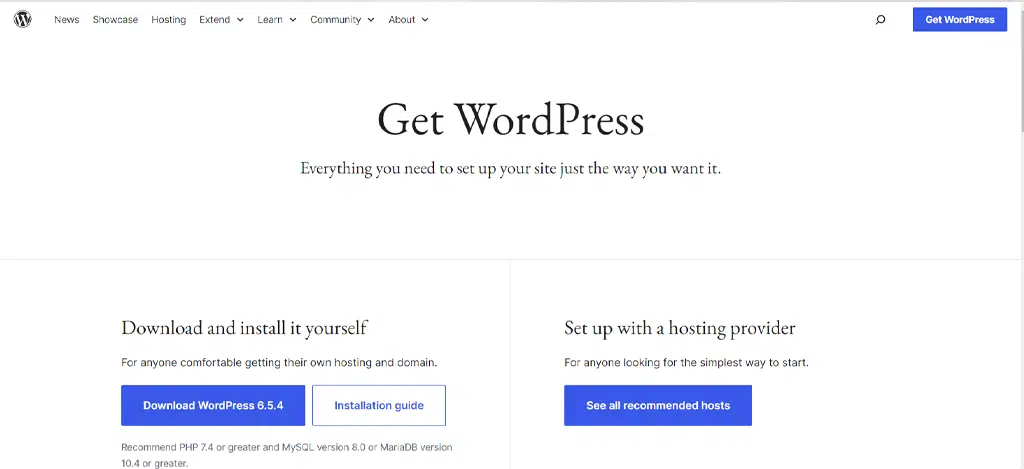 WordPress Manuel Olarak Nasıl Kurulur? (2024 Kılavuzu) 9 Downloading WordPress