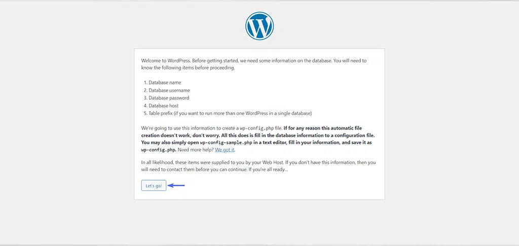 WordPress Manuel Olarak Nasıl Kurulur? (2024 Kılavuzu) 15 Entering Database credentials to continue WordPress Installation